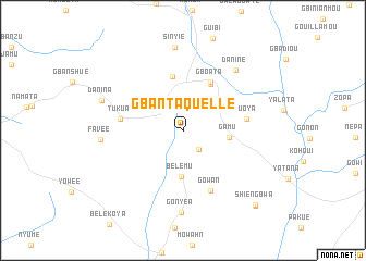 map of Gbantaquelle