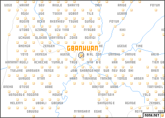 map of Gbanwuan
