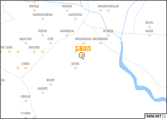 map of Gban