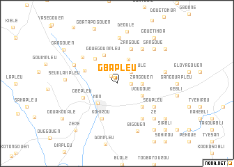 map of Gbapleu