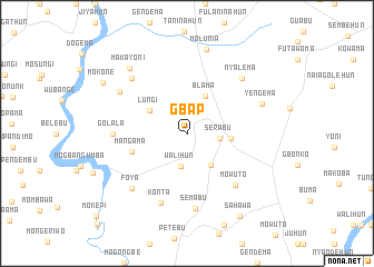 map of Gbap