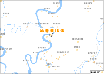 map of Gbarantoru