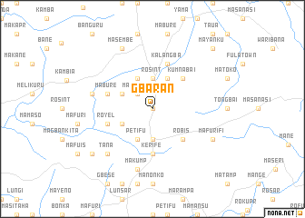 map of Gbaran