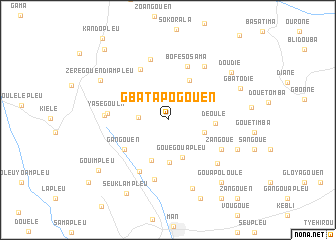 map of Gbatapogouen