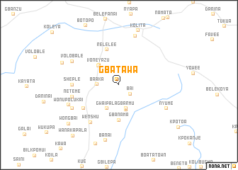 map of Gbatawa