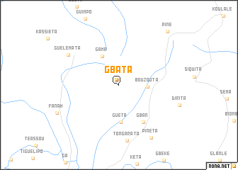 map of Gbata