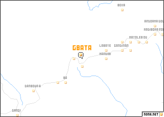 map of Gbata