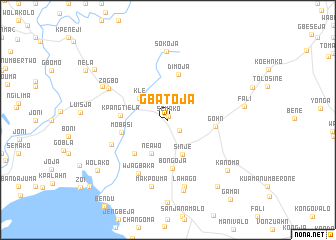 map of Gbatoja