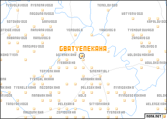 map of Gbatyènèkaha