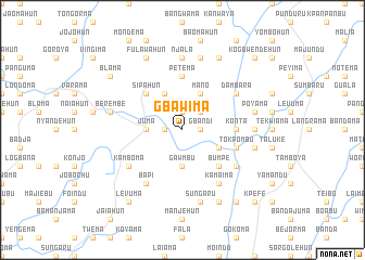 map of Gbawima