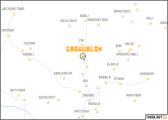 map of Gbawubloh