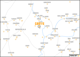 map of Gbaye