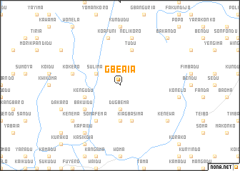 map of Gbeaia