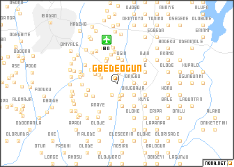 map of Gbedeogun