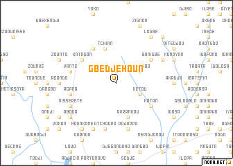 map of Gbèdjehoun