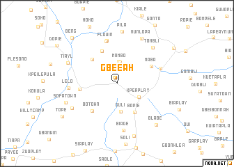 map of Gbeeah