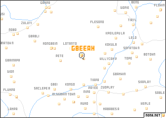 map of Gbeeah