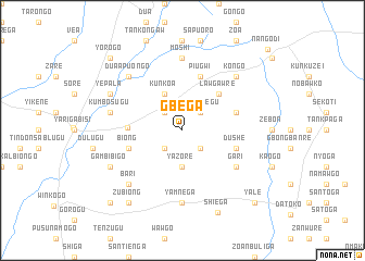 map of Gbega