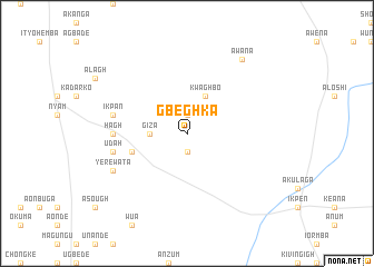 map of Gbeghka