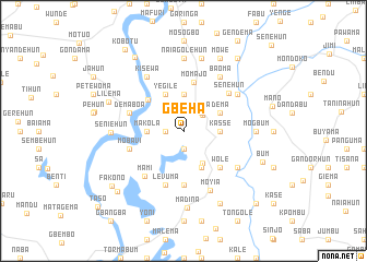 map of Gbeha