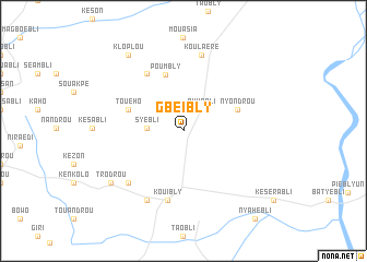 map of Gbéibly