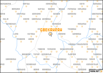 map of Gbekawraw