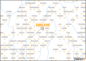 map of Gbeleme