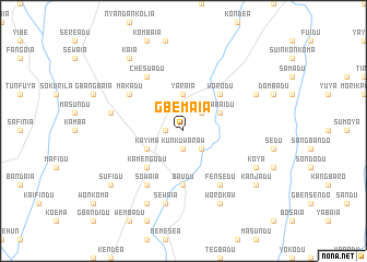 map of Gbemaia