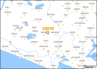 map of Gbema
