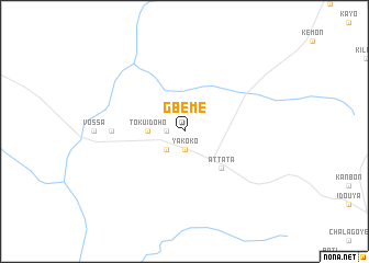 map of Gbeme