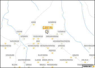 map of Gbémi