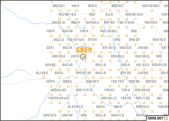 map of Gbem