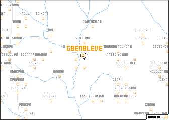 map of Gbenblévé