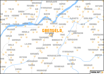 map of Gbendela