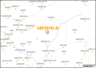 map of Gbenekelai