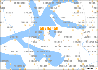 map of Gbenjaga