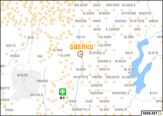 map of Gbenku