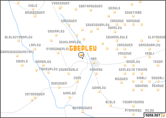map of Gbépleu