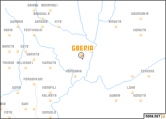 map of Gberia