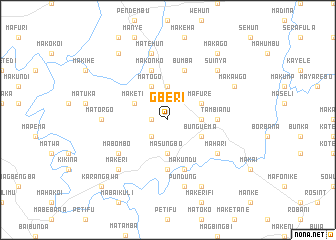 map of Gberi