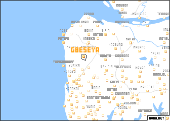 map of Gbeseya