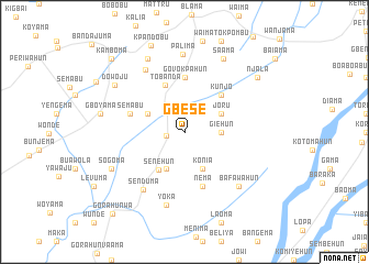 map of Gbese