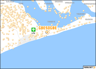 map of Gbésogbé