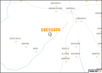 map of Gbessara