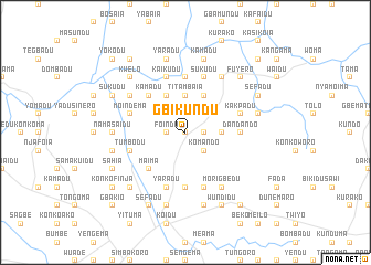 map of Gbikundu