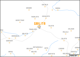 map of Gbilita