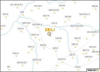 map of Gbili