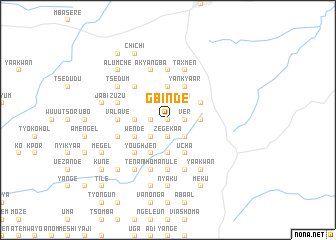 map of Gbinde