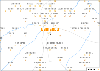 map of Gbinérou