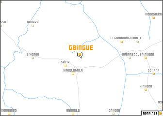 map of Gbingué